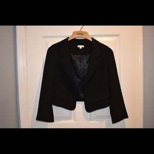 Shoshanna Cropped Black Tuxedo Jacket - Never Worn